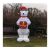 EMOS Inflatable LED polar bear Christmas decoration in garden setting