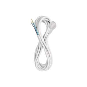 EMOS 5 méteres fehér hosszabbító kábel, kibontott - Szerelt hálózati kábel