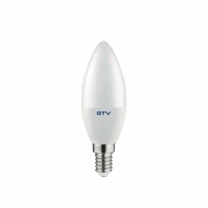 LED Kerzenlampe E14, 8W (50W), 640 lm, C37, warmes Licht, GTV