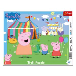 Puzzle Trefl Peppa Pig Circ 25 piese pentru copii - Trefl Puzzle