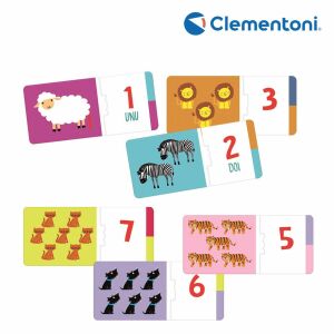 Joc educativ Clementoni Numerele, puzzle de potrivire a numerelor pentru copii - Clementoni Puzzle
