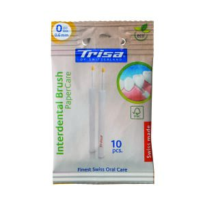 Kézi fogkefe Trisa Interdental Brush Paper Care ECO ISO 0 0,6 mm (10 db/csomag) 600099 Nude 126712133 - Fogkefe