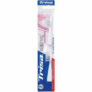 Capete de înlocuire pentru periuța de dinți Trisa Sonic Professional Impulse Sensitive pentru curățare delicată - Trisa