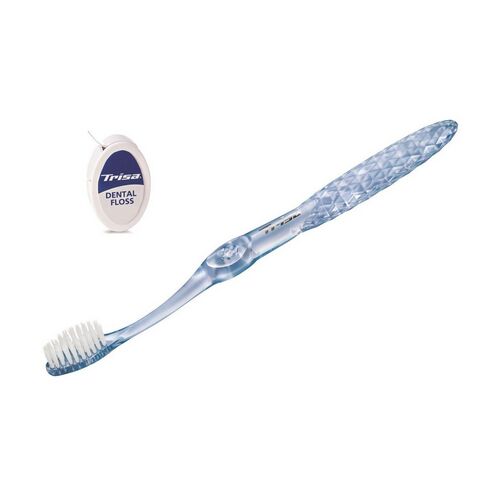 Trisa Vita Clean Sensitive fogkefe, ajándék fogselyem