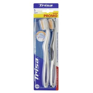 Trisa Pro Interdental Duo Soft kézi fogkefe 658006 Multicolor 126712261 - Fogkefe