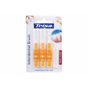Periute de dinti manuale interdentare Trisa Interdental Brush 667137 ISO 1 0,8mm Portocaliu 126712337 - Trisa