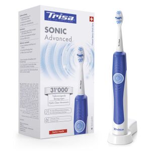 Trisa Advance 679186 szónikus elektromos fogkefe töltőállomással és csomagolással - Trisa