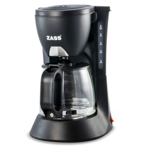 Zass ZCM 02 filtru de cafea negru cu carafă de sticlă - Aparat de cafea cu filtru