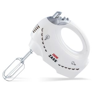 Zass ZHM 05B kézi mixer habverővel, 200W, 5 sebesség - Kézi aprító, Kézi mixer, Gyümölcscentrifuga és préselő és Elektromos tésztagép