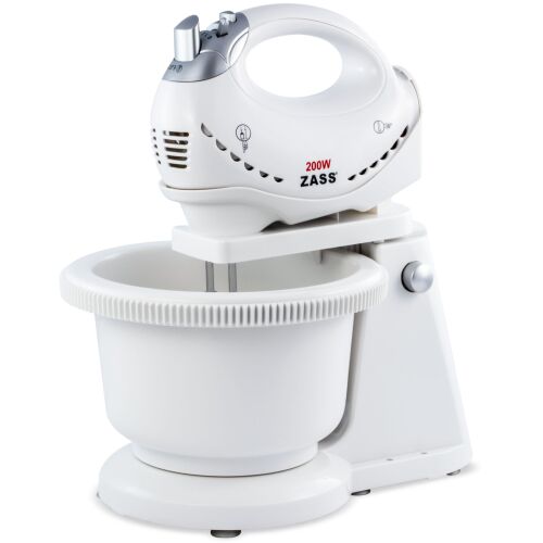 Zass ZHM 05BB álló mixer forgó tálal, 200W, 5 sebesség - Zass