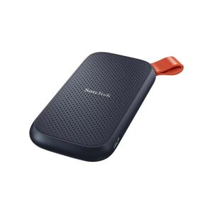 Widok pod kątem zewnętrznego dysku SSD SanDisk 1TB Type-C do przechowywania w podróży - SanDisk
