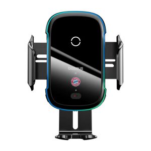 Baseus Bayern Edition autós telefontartó 15W-os vezeték nélküli töltővel, fekete - Baseus