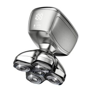 Közelkép a Kensen 6D elektromos fejborotváról digitális kijelzővel - Testszőrnyíró