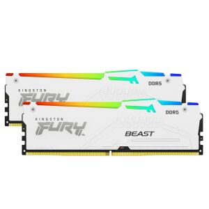 Kingston FURY Beast White RGB DDR5 32GB (2x16GB) 5600MHz CL36 DIMM Speicherkit - Kingston
