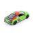 Hátsó nézet zöld Audi R8 Coupé Sport 1:36 méretarányú modellautó