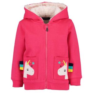 Blue Seven Baby Mädchen rosa Einhorn Reißverschluss-Hoodie, 68cm - Pullover für Kinder