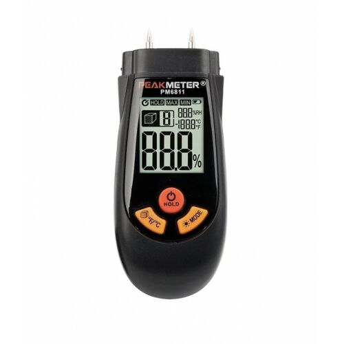 PEAKMETER PM6811 higrometru digital pentru lemn și placaj