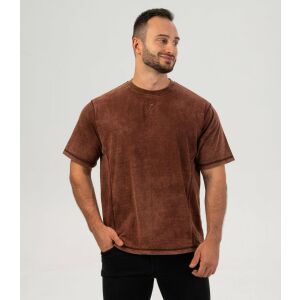 Férfi póló "Breed", mosott barna - M