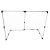 Pepita 2in1 convertible soccer goal, front view