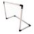 Pepita 2in1 convertible soccer goal, angled view