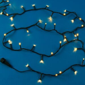 Instalație Lumini LED 180 lumini alb cald pe fundal albastru - Ghirlande luminoase