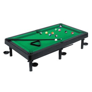 Masă Biliard Plastic, Multicolor, 63.8x35x15.5 cm, Masă de Biliard Mini - Biliard