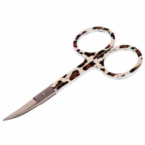 Foarfecă de unghii cu model leopard, instrument metalic de manichiură, 9cm - Clești de unghii