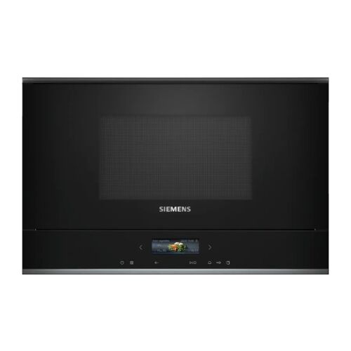 Siemens iQ700 BF722L1B1 mikróhullámú sütő Fekete Egyszerű mikrohullámú sütő Beépített 21 L 900 W 126857710