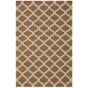 Килим Bakero Kelim Eugenie кафяв с марокански мотив, 155x240 см - Декорация