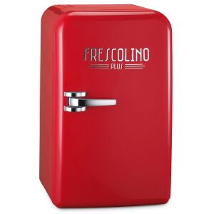 Trisa Frescolino Plus piros 17L hordozható mini hűtőszekrény - Beépíthető hűtőszekrény, Alulfagyasztós hűtőszekrény, Felülfagyasztós hűtőszekrény, Egyajtós hűtőszekrény és Minihűtő
