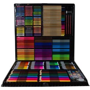 Art4Artist 258-dielna umelecká súprava s farebnými ceruzkami, fixkami a farbami v úložnom boxe - WePro Store