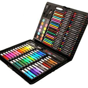 Kreatives Schreibwarenset für Kinder/Erwachsene, Malwerkzeuge, zum Malen, Zeichnen, Zubehör 150-teilig AMYMAT