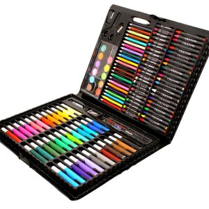 Kreatives Schreibwarenset für Kinder/Erwachsene, Malutensilien, zum Malen, Zeichnen, Zubehör 150-teilig, 3 Jahre+