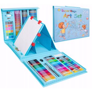 Szett festéshez és rajzoláshoz "LikeSmart Super Mega Art Set", doboz tároláshoz és rendszerezéshez, 208 darab 126860422