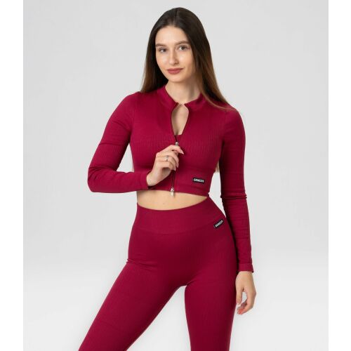 GENEZIS Essence bordó hosszú ujjú felső és leggings szett