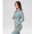 GENEZIS Essence menta bordázott hosszú ujjú felső és leggings oldalnézet