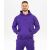 Genesis Fluffy lila kapucnis pulóver férfiaknak, elölnézet
