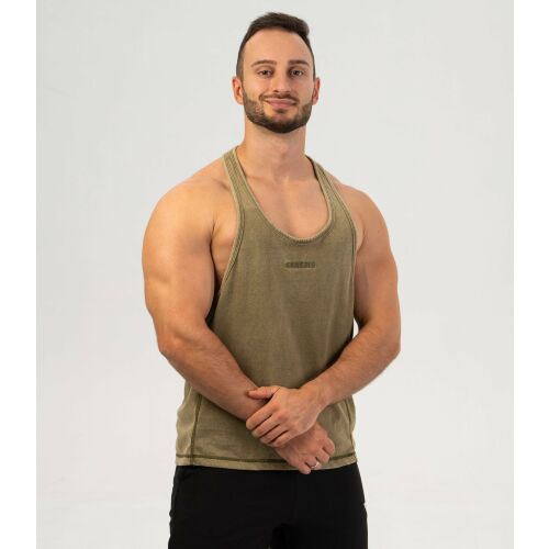 Férfi felső "Heritage", mosott zöld - XL