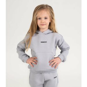 Gyermek kapucnis "Fluffy", szürke - 146