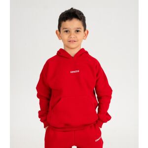 Gyermek kapucnis "Fluffy", piros - 116