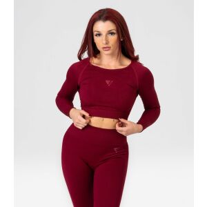 Varrat nélküli női blúz "Velocity", bordó - L 126862046 - Női blúz, ing