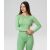 Varrat nélküli női blúz "Velocity", zöld - L 126862124