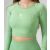Varrat nélküli női blúz "Velocity", zöld - L 126862124