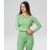 Varrat nélküli női blúz "Velocity", zöld - M 126862105
