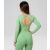 Varrat nélküli női blúz "Velocity", zöld - M 126862105