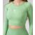 Varrat nélküli női blúz "Velocity", zöld - S 126862086