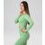 Varrat nélküli női blúz "Velocity", zöld - S 126862086