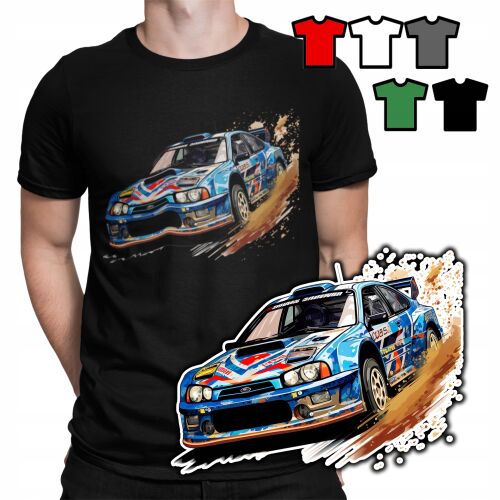 Férfi póló Wrecking Car RACING CLASSICS, fekete színű, autóverseny dizájn - Férfiaknak
