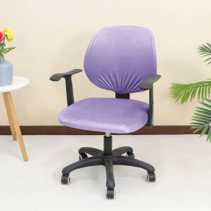 Forgószék Huzat (bársonyos, 2 részes, halványlila)