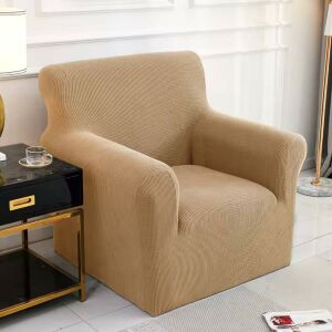 Klasszikus Fotel Huzat (enyhén vízlep., halvány karamell)